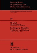 Cover-Bild zum Titel 'NTG/GI Gesellschaft für Informatik Nachrichtentechnische Gesellschaft. Fachtagung "Cognitive Verfahren und Systeme"' von ''