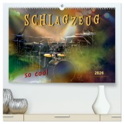 Cover-Bild zum Titel 'Schlagzeug - so cool (hochwertiger Premium Wandkalender 2026 DIN A2 quer), Kunstdruck in Hochglanz' von 'Peter Roder'