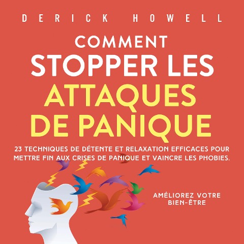 Comment stopper les attaques de panique: 23 techniques de détente et relaxation efficaces pour mettre fin aux crises de panique et vaincre les phobies. Améliorez votre bien-être. - Derick Howell