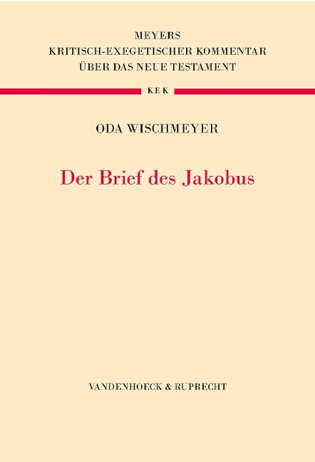 Der Brief des Jakobus - Oda Wischmeyer