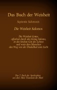 Cover-Bild zum Titel 'Das Buch der Weisheit, Sapientia Salomonis - Die Weisheit Salomos, das 2. Buch der Apokryphen aus der Bibel' von ''