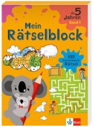 Cover-Bild zum Titel 'Klett Mein Rätselblock ab 5 Jahren Band 1' von ''