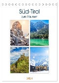 Süd-Tirol zum Träumen (Tischkalender 2024 DIN A5 hoch), CALVENDO Monatskalender - Sven Fuchs