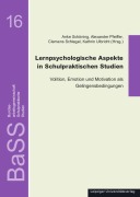 Cover-Bild zum Titel 'Lernpsychologische Aspekte in Schulpraktischen Studien' von ''