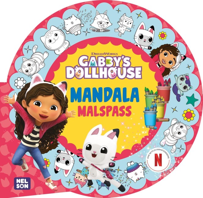 Gabby's Dollhouse: Mandala-Malspaß -  Gabby's Dollhouse: Mandala-Malspaß -