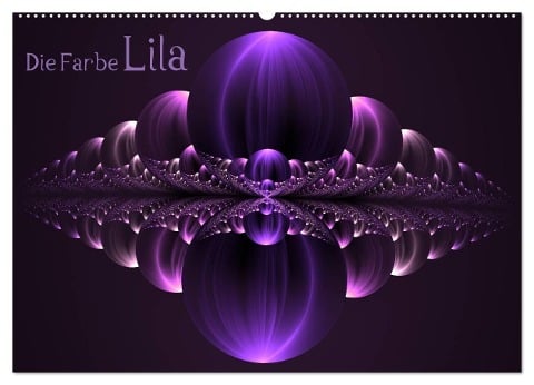 Die Farbe Lila (Wandkalender 2025 DIN A2 quer), CALVENDO Monatskalender - Gabiw Art