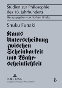 Cover-Bild zum Titel 'Kants Unterscheidung zwischen Scheinbarkeit und Wahrscheinlichkeit' von ''