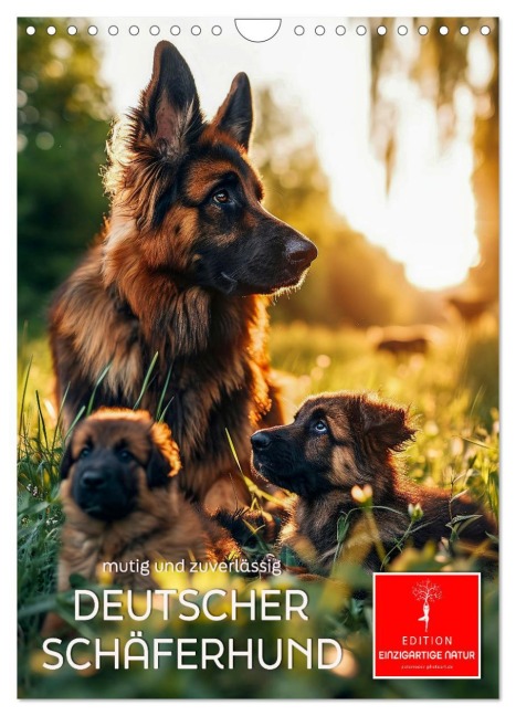 Deutscher Schäferhund - mutig und zuverlässig (Wandkalender 2026 DIN A4 hoch), CALVENDO Monatskalender - Peter Roder