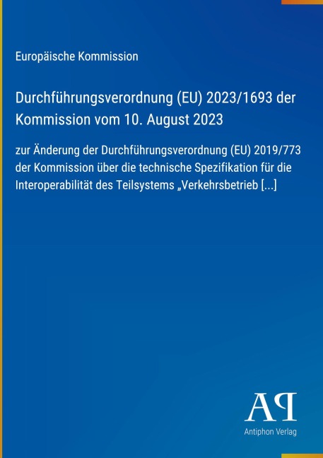 Durchführungsverordnung (EU) 2023/1693 der Kommission vom 10. August 2023 - Europäische Kommission