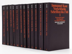Cover-Bild zum Titel 'Werkausgabe. Herausgegeben von Wilhelm Weischedel. 12 Bände' von 'Immanuel Kant'