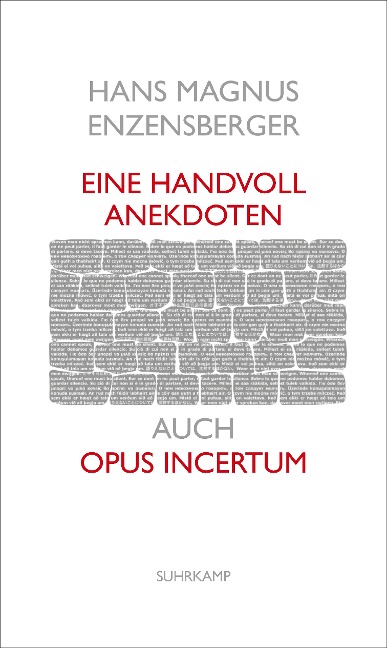 Eine Handvoll Anekdoten - Hans Magnus Enzensberger