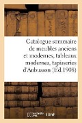 Cover-Bild zum Titel 'Catalogue Sommaire Des Meubles Anciens Et Modernes, Tableaux Modernes' von 'Marius Paulme'