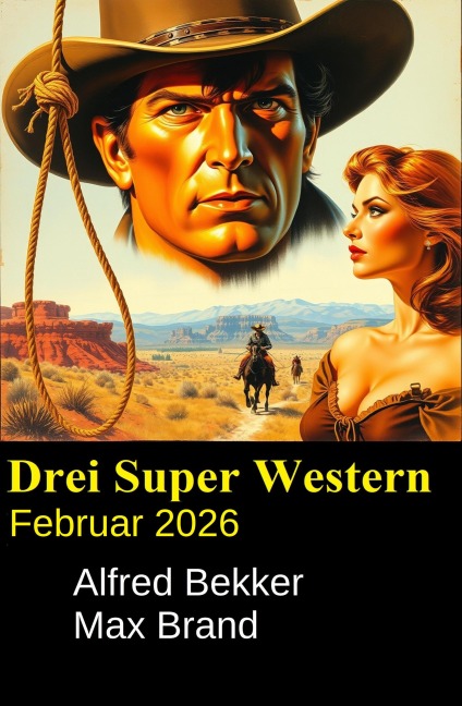Drei Super Western Februar 2026 - Alfred Bekker, Max Brand