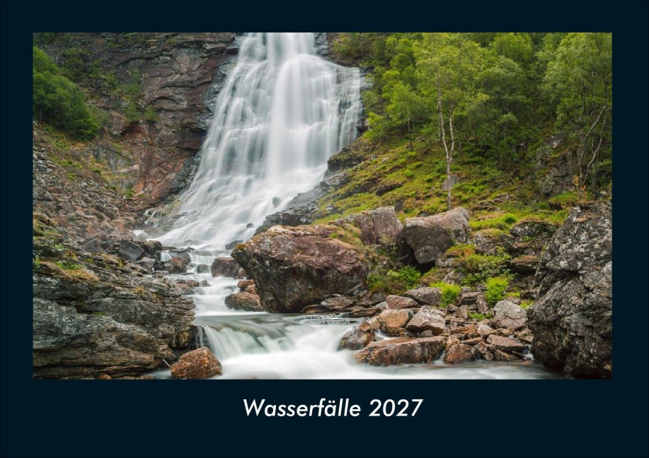 Wasserfälle 2027 Fotokalender DIN A4 - Tobias Schmitt, Kevin Heber