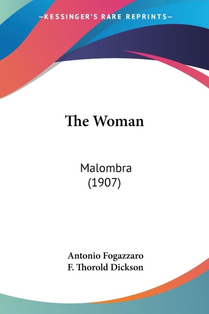 The Woman - Antonio Fogazzaro
