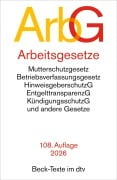 Cover-Bild zum Titel 'Arbeitsgesetze. ArbG' von ''