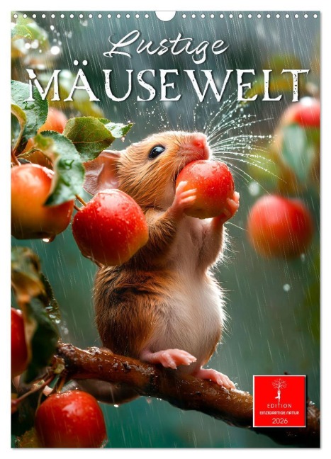 Lustige Mäusewelt (Wandkalender 2026 DIN A3 hoch), CALVENDO Monatskalender - Peter Roder