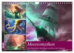 Cover-Bild zum Titel 'Meeresmythen (Wandkalender 2026 DIN A4 quer), CALVENDO Monatskalender' von ''