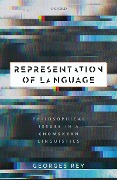 Cover-Bild zum Titel 'Representation of Language' von 'Georges Rey'