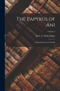Cover-Bild zum Titel 'The Papyrus of Ani; a Reproduction in Facsimile; Volume 2' von ''
