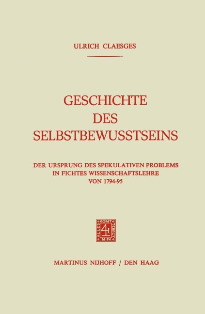 Geschichte des Selbstbewusstseins - Ulrich Claesges
