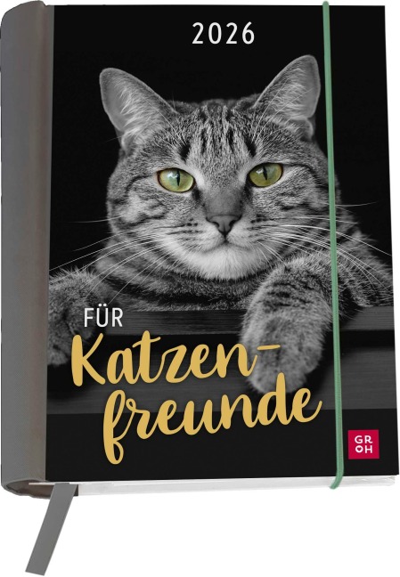 Buchkalender 2026: Für Katzenfreunde - 