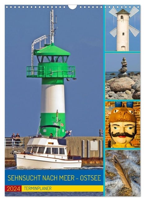 Sehnsucht nach Meer - Ostsee (Wandkalender 2024 DIN A3 hoch), CALVENDO Monatskalender - Holger Felix