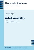 Cover-Bild zum Titel 'Web Accessibility' von 'Rudolf Hartjes'