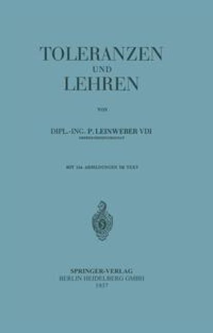 Toleranzen und Lehren - P. Leinweber