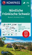 Cover-Bild zum Titel 'KOMPASS Wanderkarte 165 Nördliche Fränkische Schweiz, Bayreuth, Bamberg, Coburg 1:50.000' von ''