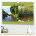 Impressionen - Gütersloh entlang der Dalke (hochwertiger Premium Wandkalender 2025 DIN A2 quer), Kunstdruck in Hochglanz - Beate Gube