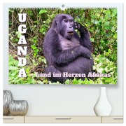 Uganda - Land im Herzen Afrikas (hochwertiger Premium Wandkalender 2026 DIN A2 quer), Kunstdruck in Hochglanz - 