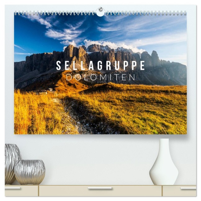 Sellagruppe. Dolomiten (hochwertiger Premium Wandkalender 2026 DIN A2 quer), Kunstdruck in Hochglanz - Mikolaj Gospodarek