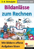 Cover-Bild zum Titel 'Bildanlässe zum Rechnen' von 'Waldemar Mandzel, Jürgen Tille-Koch'
