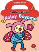 Cantali Renkli Kolay Boyama Kitap - Kirmizi Kitap - Taha Toptas