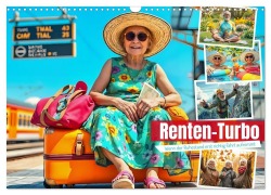 Cover-Bild zum Titel 'Renten-Turbo. Wenn der Ruhestand erst richtig Fahrt aufnimmt (Wandkalender 2026 DIN A3 quer), CALVENDO Monatskalender' von 'Fred Schimak'