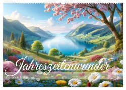 Jahreszeitenwunder: Ein Jahr in Bildern (Wandkalender 2025 DIN A2 quer), CALVENDO Monatskalender - Lumen Scribe
