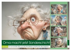 Cover-Bild zum Titel 'Oma macht jetzt Sonderschicht (Wandkalender 2026 DIN A2 quer), CALVENDO Monatskalender' von 'Steffen Gierok-Latniak'