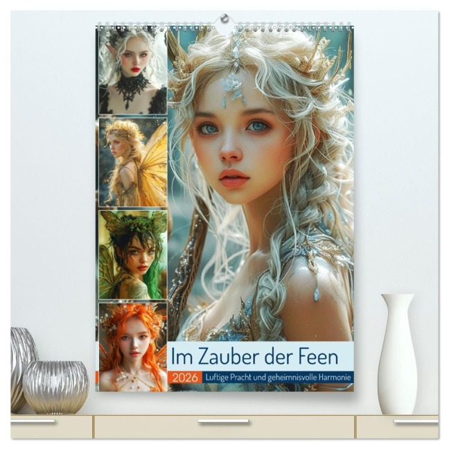 Im Zauber der Feen. Luftige Pracht und geheimnisvolle Harmonie (hochwertiger Premium Wandkalender 2026 DIN A2 hoch), Kunstdruck in Hochglanz - Rose Hurley