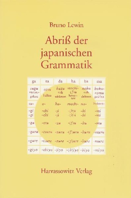 Abriß der japanischen Grammatik - Bruno Lewin