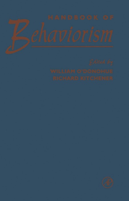 Handbook of Behaviorism - 