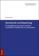 Cover-Bild zum Titel 'Demokratie und Abwertung' von 'Annika D'Avis'