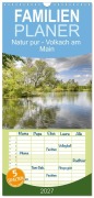 Cover-Bild zum Titel 'Familienplaner 2027 - Natur pur - Volkach am Main mit 5 Spalten (Wandkalender, 21 x 45 cm) CALVENDO' von 'Saschahaas Photography'