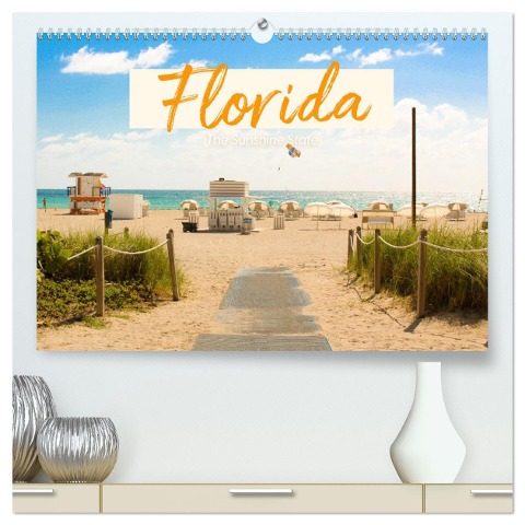 Florida - The Sunshine State (hochwertiger Premium Wandkalender 2025 DIN A2 quer), Kunstdruck in Hochglanz - Benjamin Lederer