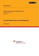 Cover-Bild zum Titel 'Die Zwei-Stufen-Theorie im Verwaltungsrecht' von 'Martin Neumann'