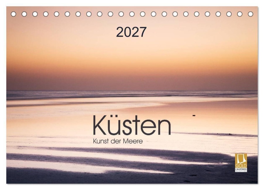 Küsten - Kunst der Meere (Tischkalender 2027 DIN A5 quer), CALVENDO Monatskalender - Lucyna Koch
