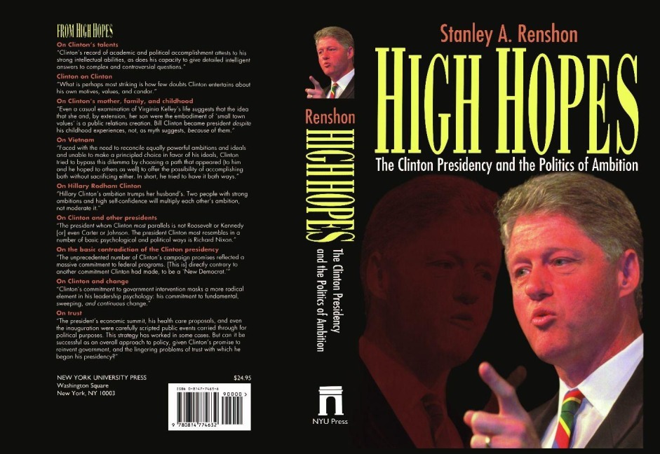 High Hopes - Stanley A. Renshon, Debra Schultz, Blanche Wiesen Cook