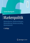 Cover-Bild zum Titel 'Markenpolitik' von 'Carsten Baumgarth'