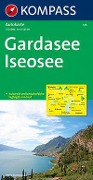 KOMPASS Autokarte Gardasee, Iseosee 1:125.000 - 