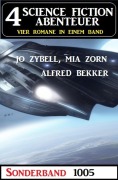 Cover-Bild zum Titel '4 Science Fiction Abenteuer Sonderband 1005' von 'Alfred Bekker, Jo Zybell, Mia Zorn'